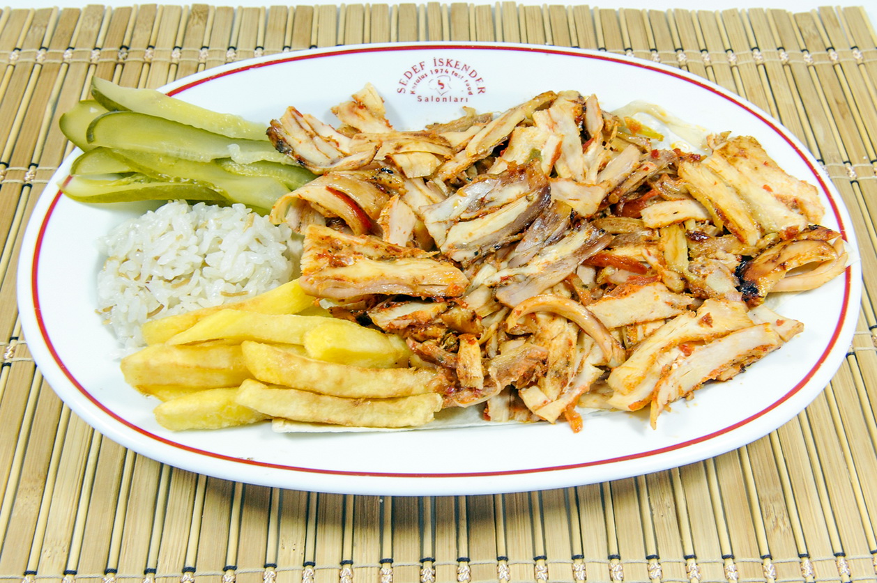 tabakta tavuk döner